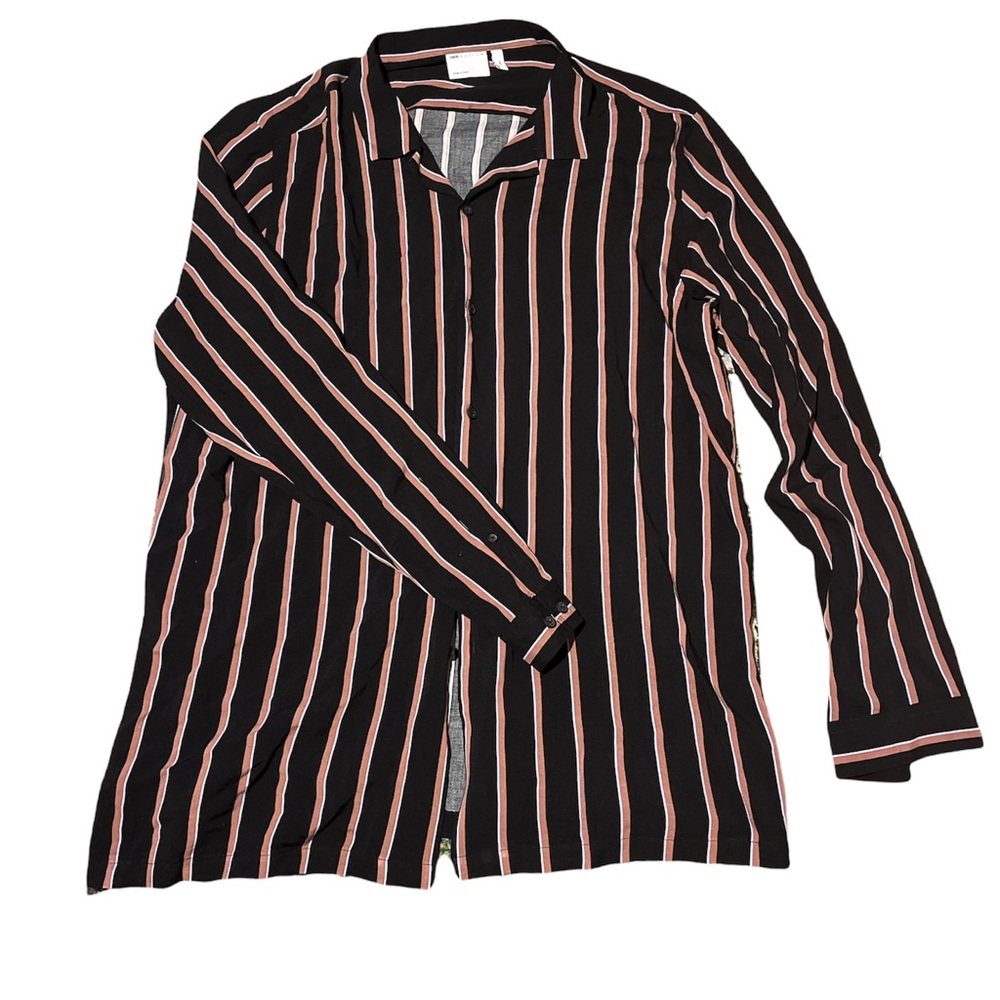 ASOS striped button up dress shirt